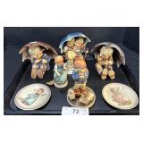 Hummel German Child Figures & Plates.