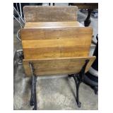 (2) Vtg School Desk.