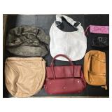 Lot Of Handbags, Purses & Clutches.