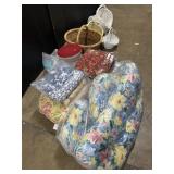 Seat Cushions, Baskets, Tupperware.