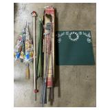 Comic Umbrella, Carnival Canes, Gold Clubs.