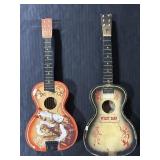 Roy Rogers & Wyatt Earp Toy Guitars.