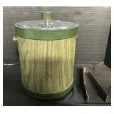 Vintage Atapco Ice Bucket & Tongs.