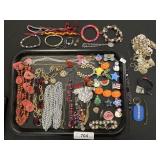 Costume Jewelry, Necklaces, Bracelets.