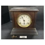 Vintage Sessions Wooden Cased Mantel Clock,
