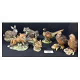 Lefton & Japan Bird & Animal Figurines.