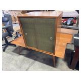 Mid Century Modern Cabinet & (2) Coffee Tables.