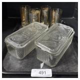 Landmark Themed Glasses & Refrigerator Dishes.