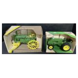 NOS Die Cast Ertl John Deere Model M & G Tractors.