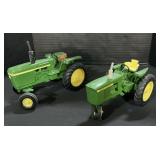 Die-Cast Ertl John Deere Tractors.