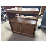 Traditional Rolling Console Cabinet.