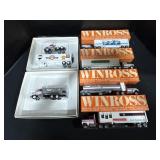 6 Die Cast Winross Advertising Semi Trucks.
