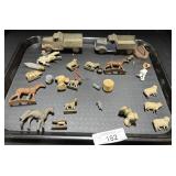 Vintage Farm Animal Toys.