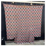 19th C Handwoven Coverlet.