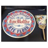 Von Moltke Full Roller Rye Flour Label.