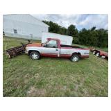 Chevy 4x4 Truck W/ Snow Plow.*