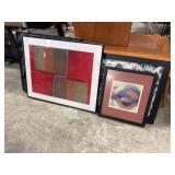 (4) Abstract Wall Art.