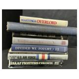 Civil War & WWII Books.