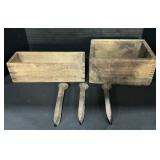 Adv. Pabst Cheese & Shot Crates, Railroad Spikes.