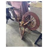Traditional Saxony-Style Spinning Wheel.