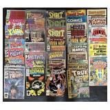 Marvel & DC Comic Books.