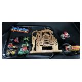 Wind Up Toys, Model Tractors, Wood Carving.