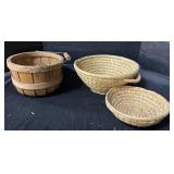Wicker & Wooden Baskets.