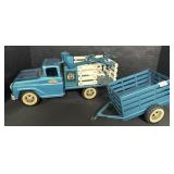 Tonka Toys Pressed Steel Truck & Trailer.