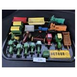 Ertl, Dinky Toys Die Cast Tractors & Wagons.