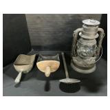 No. 2 Dietz Lamps, Feed Scoops, Skimmer.