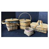 4 Longaberger Baskets.