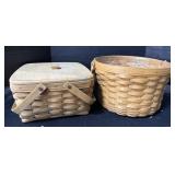 2 Longaberger Baskets.
