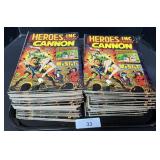 Heroes Inc. Cannon Comic Books.