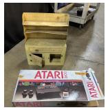 Atari 2600 Computer System& Doll Furniture.
