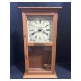 Wood Cased Isaac S. Kauffman Jr Lancaster Co Clock
