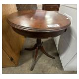 Drum Top Three Legged Table.