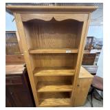Lite Oak Wooden Bookshelf.