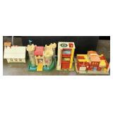 Fisher Price & Playskool Castle, School, Village.