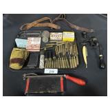 Various Loose Ammo, Magazine, Reloading Equipment