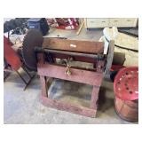 Antique Belt Driven Cordwood Saw.