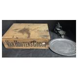 Van Houtenï¿½s Coca Box, Hummingbird Ash Tray.