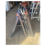 (4) Plastic Saw Horse.