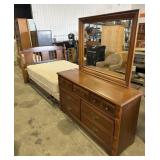 Traditional Wooden Maple Vanity & Bedroom Set.