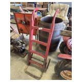 Vtg Barrel Cart.