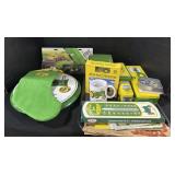 John Deere Stocking, Mug, Clock, Thermometer.