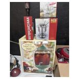 Drink Dispenser, Fondue Set, Egg Cooker.