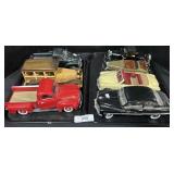 6 Die-Cast & 1 Wooden Model Cars.