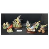 Lenox & Lefton Bird Figurines.