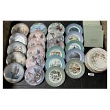 Collector Plates, Ships, Butterflies, Christmas.