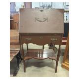 VTG painted drop front desk.